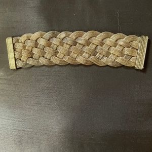 Magnetic gold tone bracelet